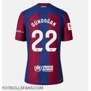 Barcelona Ilkay Gundogan #22 Replika Hemmatröja Damer 2023-24 Kortärmad